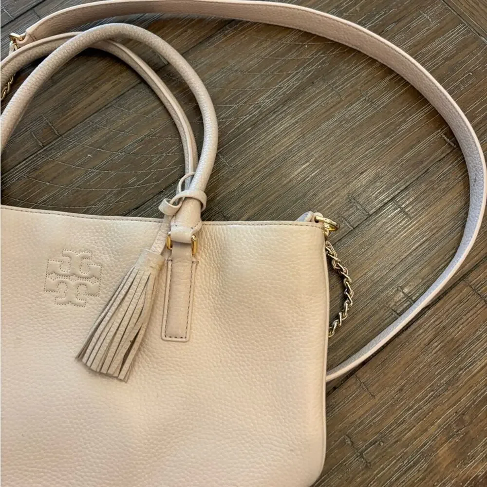 Tory Burch Blush Leather Thea Small Purse